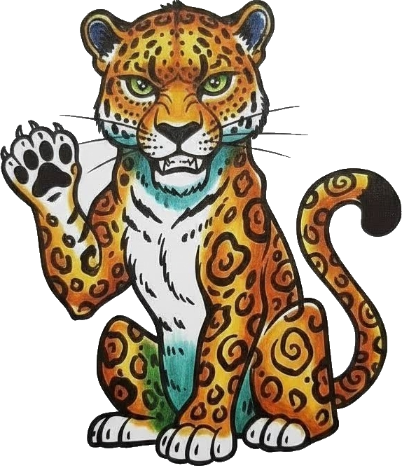 Mascota jaguar GOZA